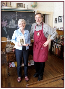 Millie with Ernie Pattison in The Old Ormsby Schoolhouse Tea Room